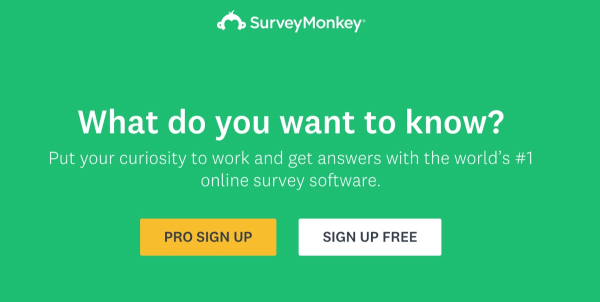 SurveyMonkey for Conversion Rate Optimization