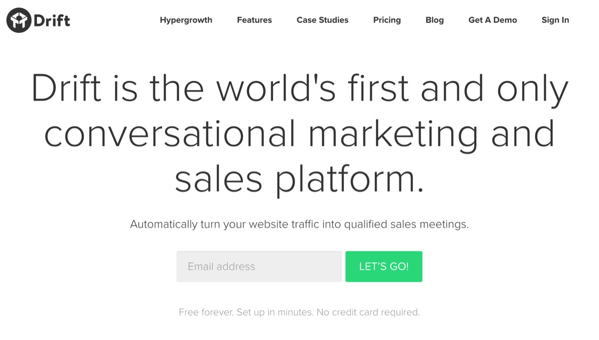 Drift for Conversion Rate Optimization