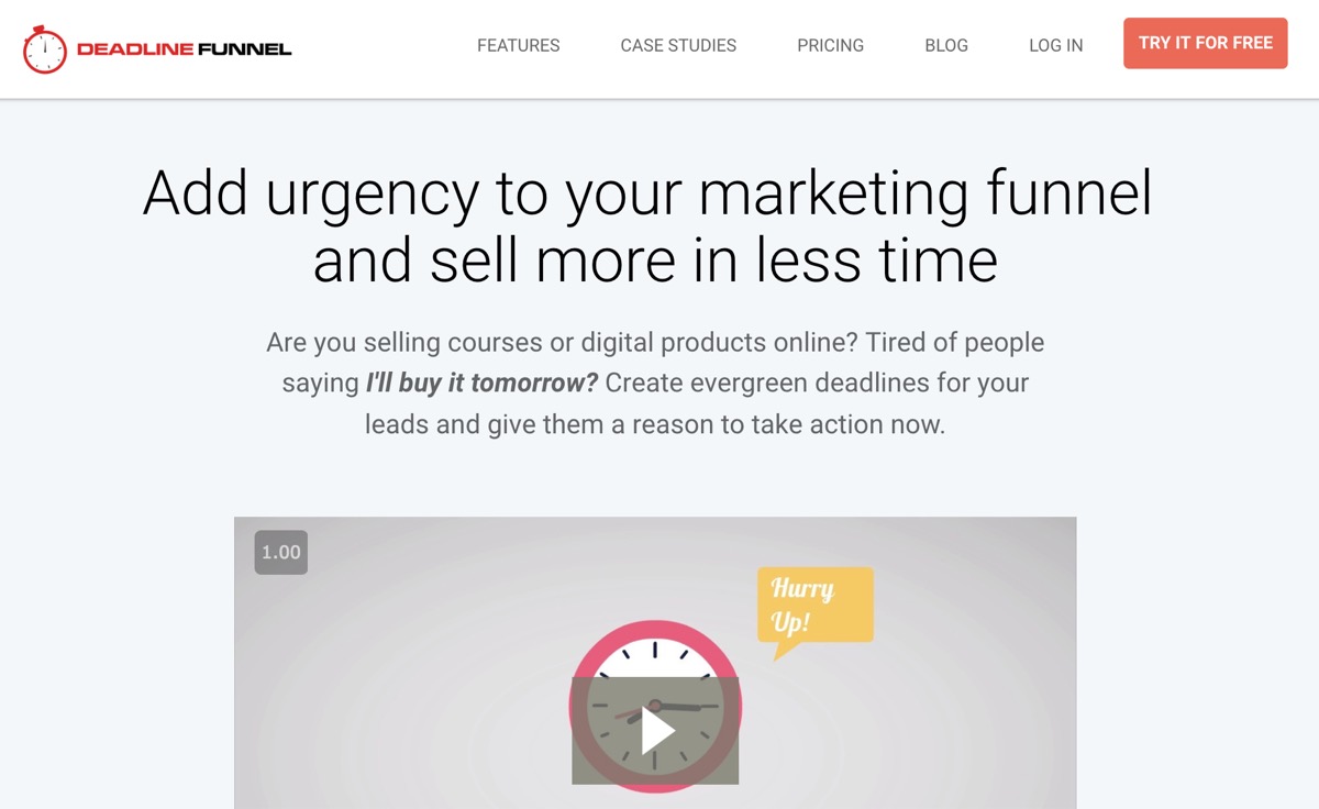 Deadline Funnel for Conversion Rate Optimization