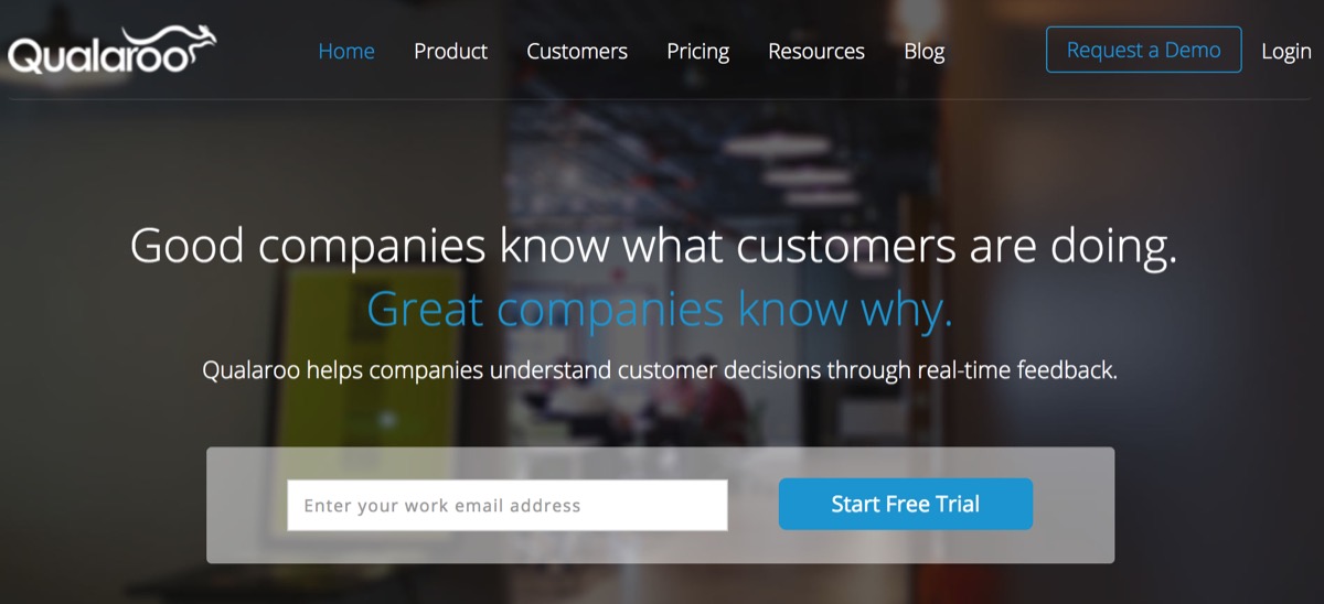 Qualaroo for Conversion Rate Optimization