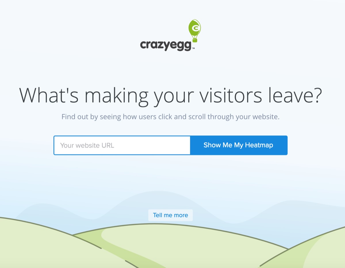 Crazy Egg for Conversion Rate Optimization