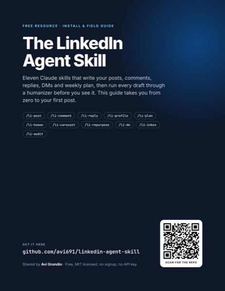 Cover of The LinkedIn Agent Skill